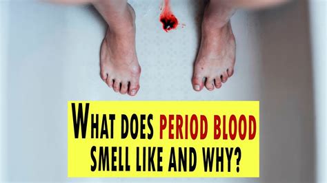 period blood smells strongly like metal